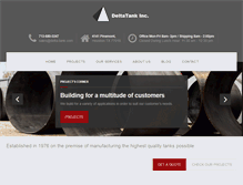 Tablet Screenshot of deltatank.com
